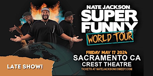 Imagem principal do evento LATE SHOW - Nate Jackson: Super Funny World Tour
