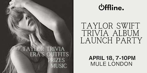 Primaire afbeelding van Taylor Swift Trivia Album Launch Party
