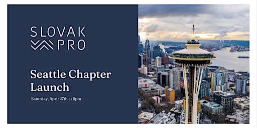 Imagem principal do evento Slovak PRO Seattle Chapter Launch