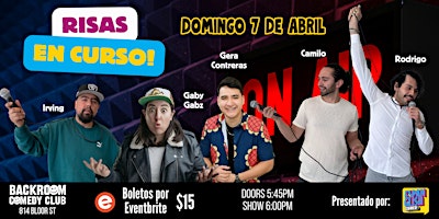 Imagen principal de Risas en Curso: Stand Up Comedy en Español