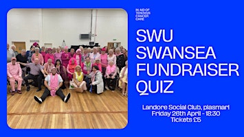 Imagem principal do evento Sing With Us Swansea Fundraiser Quiz with Josh Jones