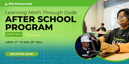 Imagem principal do evento Black Boys Code Technology After School Program - Halifax