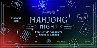 Primaire afbeelding van Baba's House Presents: Mahjong Night