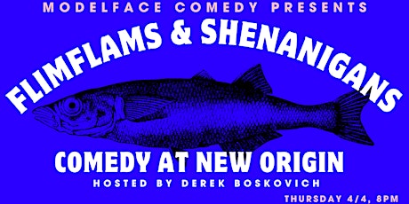 Flimflams & Shenanigans comedy night at New Origin