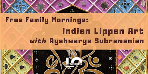 Learn Indian Lippan Art from local artist Ayshwarya Subramanian primary image