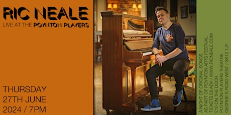 Ric Neale live at The Poynton Players