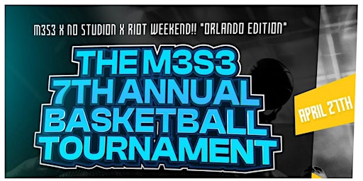 Immagine principale di M3S3/RIOT WEEKEND ! BASKETBALL TOURNAMENT/BATTLE RAP! 