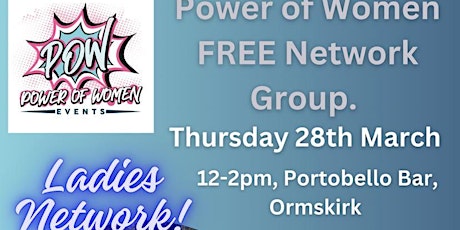 FREE POWER OF WOMEN NETWORK EVENT with Guest Speaker, THE NATURE COACH.
