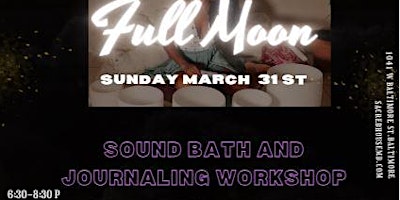 Inner Child: Sound Bath, Stretch & Journaling Workshop  (4-20 FRIENDLY): primary image