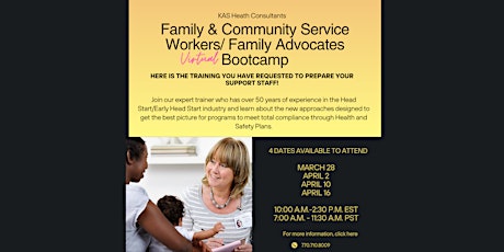 Family Community Service Workers/ Family Advocates Virtual Bootcamp