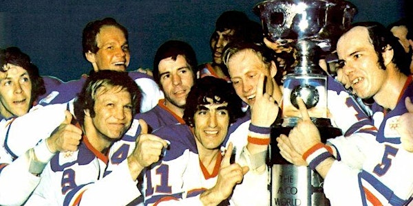 Celebration of the 1975-76 Winnipeg Jets