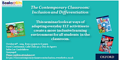 The Contemporary Classroom: Inclusion and Differentiation  primary image