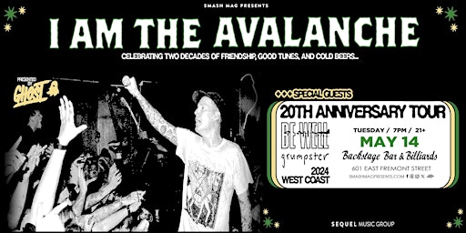 Imagem principal do evento I Am The Avalanche (21+)