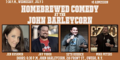 Primaire afbeelding van Homebrewed Comedy at the John Barleycorn Tavern