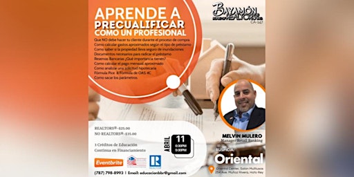 Imagem principal do evento APRENDE A PRECUALIFICAR COMO UN PROFESIONAL