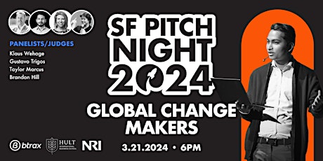 Primaire afbeelding van SF Pitch Night 2024: Global Change Makers