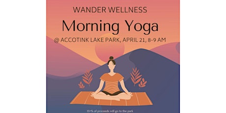 Morning Yoga at Lake Accotink Park