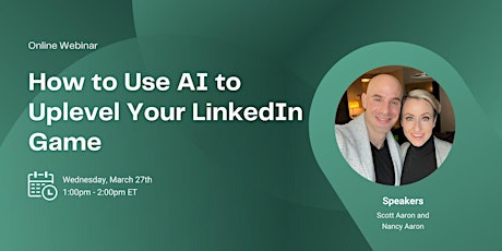 Hauptbild für How to Use AI to Uplevel Your LinkedIn Game