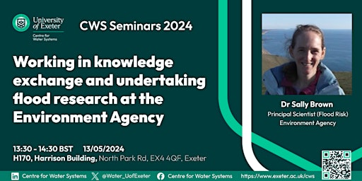 [CWS Seminars 2024] 13/05/2024 Dr Sally Brown primary image