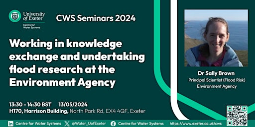 [CWS Seminars 2024] 13/05/2024 Dr Sally Brown (online participation) primary image