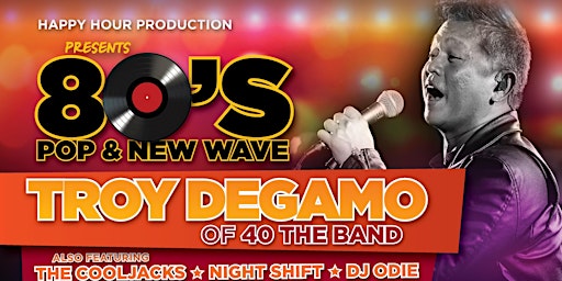 Imagen principal de Troy Degamo of 40 The Band (21+)