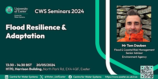 [CWS Seminars 2024] 20/05/2024 Mr Tom Dauben primary image