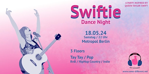 Imagem principal do evento Swiftie Dance Night - a party inspired by queen Taylor Swift @ Metropol