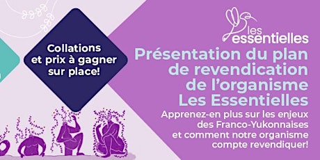 Présentation du plan de revendication de l'organisme Les Essentielles