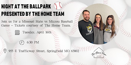 Hauptbild für Night at the Ballpark - Presented by The Home Team