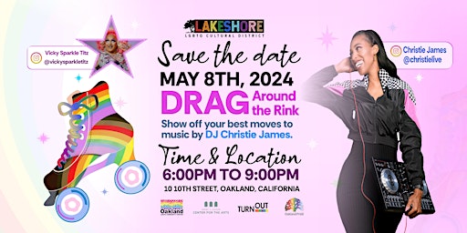 Imagem principal de DRAG AROUND THE RINK - Oakland LGBTQ Cultural District Skating Fundraiser