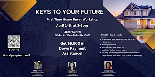 Keys To Your Future: First Time Homebuyer Workshop primary image