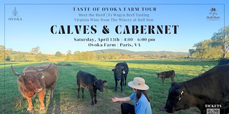 Taste of Ovoka Farm Tour: Calves & Cabernet