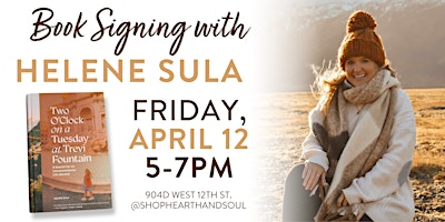 Imagem principal do evento Book Signing with Helene Sula of @heleneinbetween at Hearth & Soul Studio!