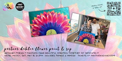 Imagen principal de Partner Paint and Sip at Hotel McCoy – Includes Mimosa & Tamale!