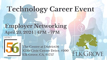 Primaire afbeelding van Technology Career Event Hosted by City of Elk Grove + Cyber Proud  (GA)