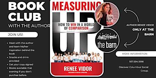 Hauptbild für Book club with a local author: Renee Vidor Measuring Up