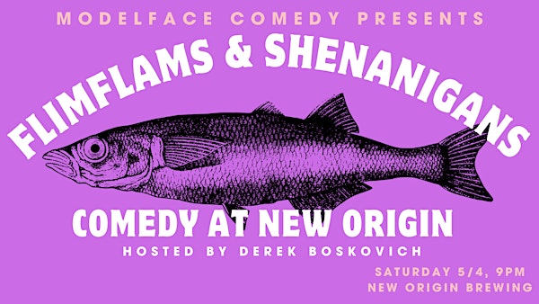 Flimflams & Shenanigans comedy night at New Origin