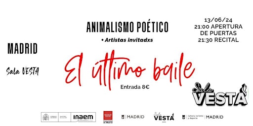 Imagem principal do evento Animalismo poético - El último baile