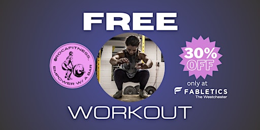 Imagem principal de FREE Full-Body Workout (All skill levels) 40% off Fabletics!