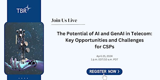 AI/GenAI Potential in Telecom: Key Opportunities and Challenges for CSPs primary image
