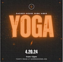 4/20 Sacred Marathon: High Vibes Yoga primary image