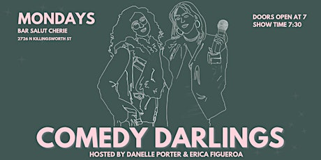 Comedy Darlings  with Sean Jordan— May 13th
