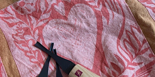 Imagen principal de Blockprinted Napkin Sets with Wild Rosie