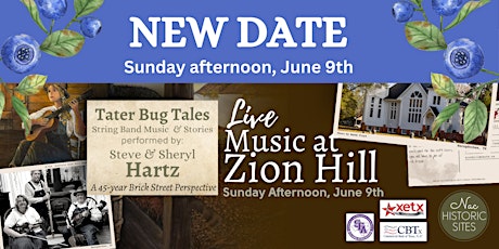 Live Music at Zion Hill : Concert on Sunday, June 9th