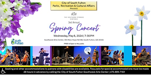 Primaire afbeelding van Southern Strings Sinfonia's 3rd Annual Spring Concert