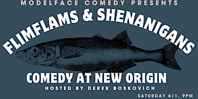 Flimflams & Shenanigans comedy night at New Origin primary image