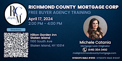 Imagem principal do evento Buyer Agency Training with Richmond County Mortgage
