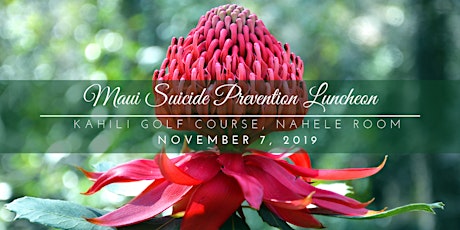2019 Maui Suicide Prevention Luncheon