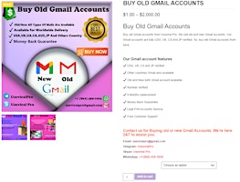 Primaire afbeelding van 5 Websites to Buy Aged Gmail Accounts (PVA & Bulk)