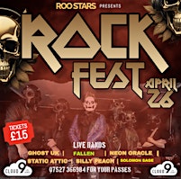 Hauptbild für ROO STARS ROCK FEST 2024 april 26